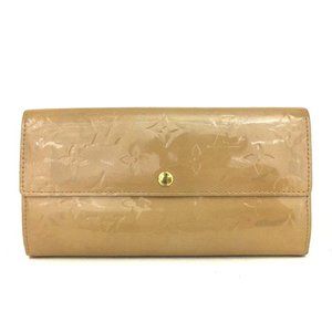 434221N Louis Vuitton Wallet Long Porte Feuille Sarah Noisette Monogram Vernis